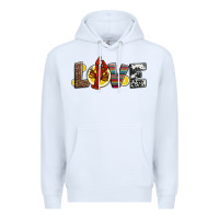 White love crawfish western mardi gras Premium Hoodie - Jasminsmagicworld