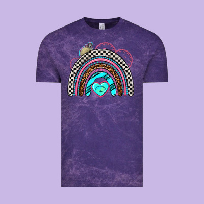 Race Rainbow Vintage Tee Designed By Adodesignshop