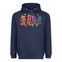Navy mexican christmas Heavyweight Hoodie - MaliasSmallBusiness