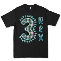 Black 3 rex green dinosaur Premium Tee - MaliasSmallBusiness