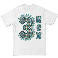 White 3 rex green dinosaur Premium Tee - MaliasSmallBusiness