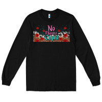 Black no thanks cupid Long Sleeve Tee - AdoDesignShop