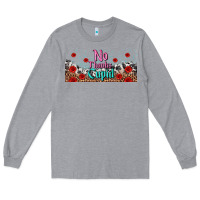 Heather Grey no thanks cupid Long Sleeve Tee - AdoDesignShop