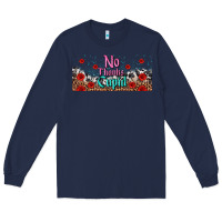 Navy no thanks cupid Long Sleeve Tee - AdoDesignShop