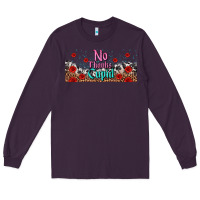 Plum no thanks cupid Long Sleeve Tee - AdoDesignShop