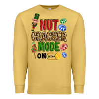 Antique Gold Nutcracker mode on Premium Sweatshirt - NancyCooperArtShop