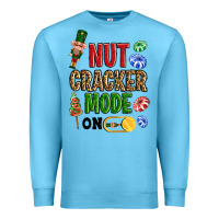 Ocean Blue Nutcracker mode on Premium Sweatshirt - NancyCooperArtShop