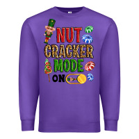 Purple Nutcracker mode on Premium Sweatshirt - NancyCooperArtShop