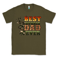 Army Green best buckin' dad ever Classic Tee - Artiststas