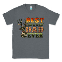 Charcoal Heather best buckin' dad ever Classic Tee - Artiststas