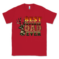 Red best buckin' dad ever Classic Tee - Artiststas