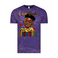 Cloud Purple i am black history black boy Vintage Tee - HRA Design Shop