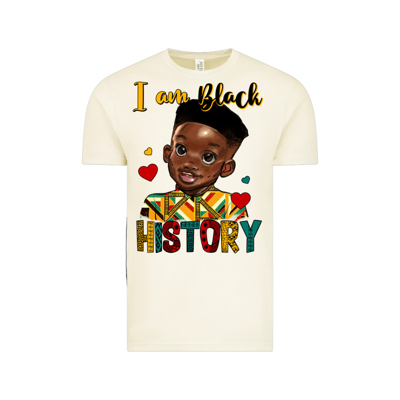 I Am Black History Black Boy Vintage Tee by HRA Design Shop | Teevron