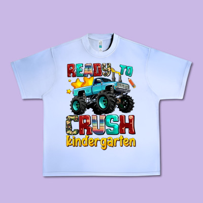 Ready To School Crush Kindergarten Urban Heavy Tee Designed By Adodesignshop