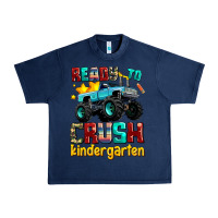 Navy ready to school crush kindergarten Urban Heavy Tee - AdoDesignShop