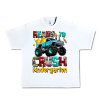 White ready to school crush kindergarten Urban Heavy Tee - AdoDesignShop