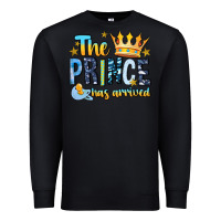 Black The Prince Has Arrived Premium Sweatshirt - MaliasSmallBusiness