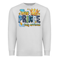 Dove Grey The Prince Has Arrived Premium Sweatshirt - MaliasSmallBusiness