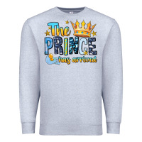 Heather Grey The Prince Has Arrived Premium Sweatshirt - MaliasSmallBusiness