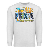 Oatmeal Heather The Prince Has Arrived Premium Sweatshirt - MaliasSmallBusiness