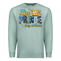 Seafoam The Prince Has Arrived Premium Sweatshirt - MaliasSmallBusiness