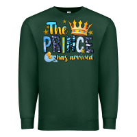 Sports Green The Prince Has Arrived Premium Sweatshirt - MaliasSmallBusiness