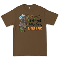 Cacao just a girl who loves koalas Premium Tee - BarkalooDesign
