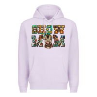 Lilac show mom brown calf Premium Hoodie - BarkalooDesign