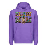 Purple show mom brown calf Premium Hoodie - BarkalooDesign