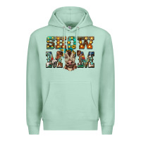 Seafoam show mom brown calf Premium Hoodie - BarkalooDesign
