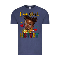Vintage Denim i am black history Vintage Tee - HRA Design Shop