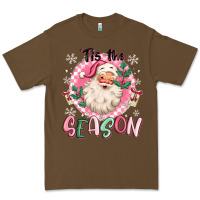 Cacao pink santa 'tis the season Premium Tee - MaliasSmallBusiness