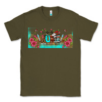 Army Green western nurse libbey glass Classic Tee - BundleAndBundleShop