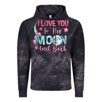 Cloud Black i love you to the moon and back Vintage Hoodie - FaDigitalArtStudio