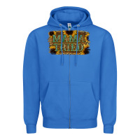 True Royal Sunflower Leopard Mama Tried Zipper Hoodie - Jasminsmagicworld
