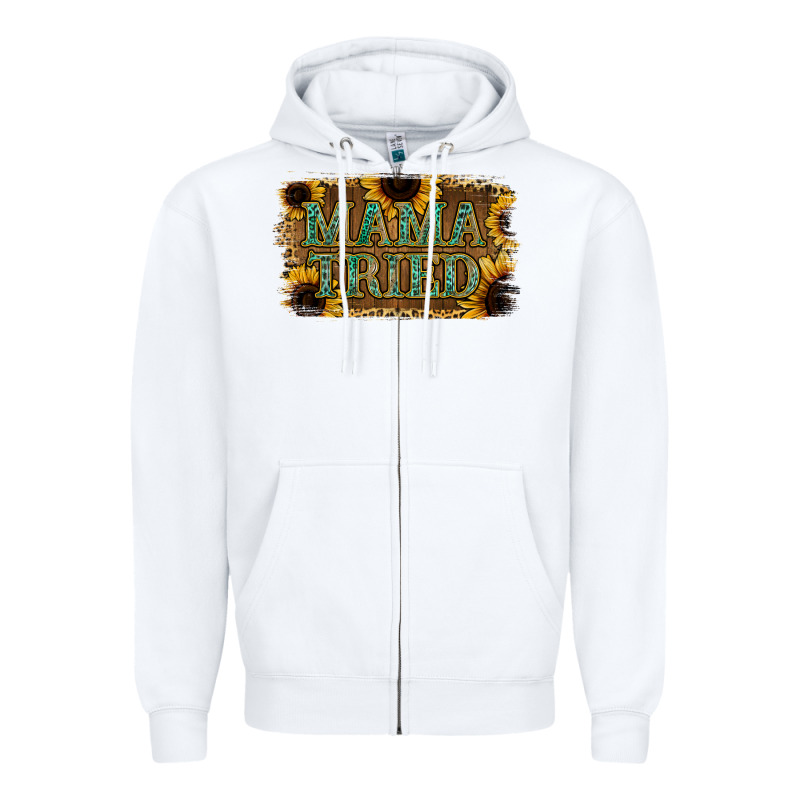 Sunflower Leopard Mama Tried Zipper Hoodie by Jasminsmagicworld | Teevron