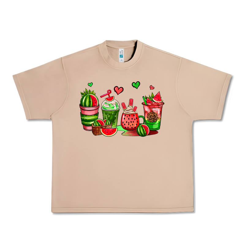 Watermelon Coffee Cups Urban Heavy Tee by AdoDesignShop | Teevron
