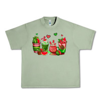 Oil Green watermelon coffee cups Urban Heavy Tee - AdoDesignShop