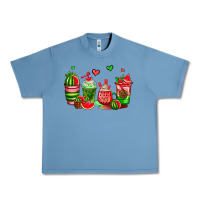 Pebble Blue watermelon coffee cups Urban Heavy Tee - AdoDesignShop
