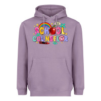 Lavender school counselor Heavyweight Hoodie - MaliasSmallBusiness