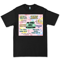 Black daily bible affirmations Premium Tee - MaliasSmallBusiness