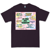 Plum daily bible affirmations Premium Tee - MaliasSmallBusiness