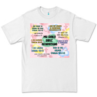White daily bible affirmations Premium Tee - MaliasSmallBusiness