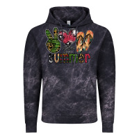 Cloud Black peace love summer Vintage Hoodie - SublimationCraftShop