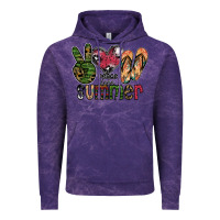Cloud Purple peace love summer Vintage Hoodie - SublimationCraftShop