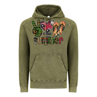 Vintage Olive peace love summer Vintage Hoodie - SublimationCraftShop