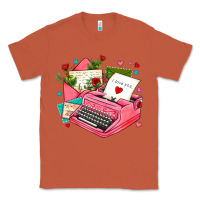Copper pink typewriter and letters Classic Tee - AdoDesignShop
