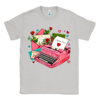Moon Dust pink typewriter and letters Classic Tee - AdoDesignShop
