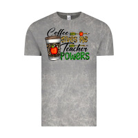 Cloud Rock coffee gives me teacher powers Vintage Tee - CowhideDigitalArt
