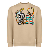 Mushroom rn nurse Heavyweight Sweatshirt - CowhideDigitalArt